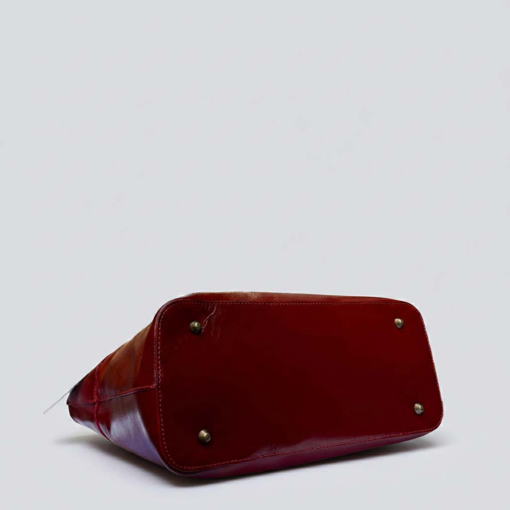 Handmade Italian Leather Tote Bag, Large Purse Made in Italy