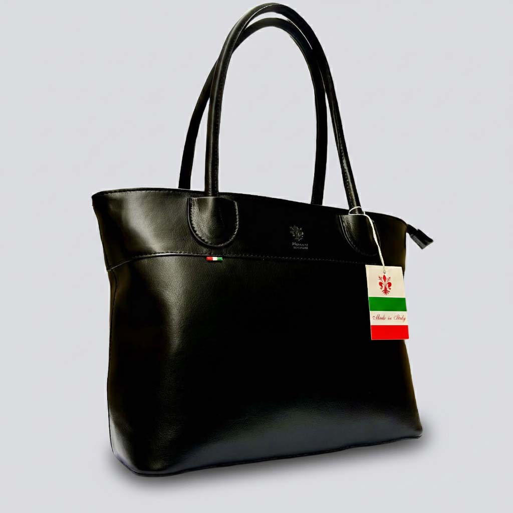Italian Handmade Leather Bags For Woman Tote From Florence, Made in Italy