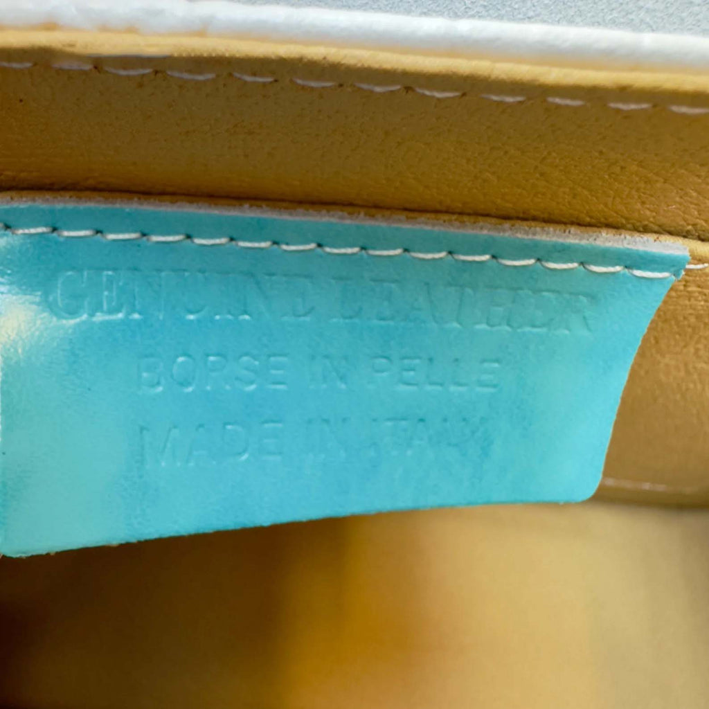 Italian Leather Tote Bag: Handmade white Purse From Florence Elegant purse