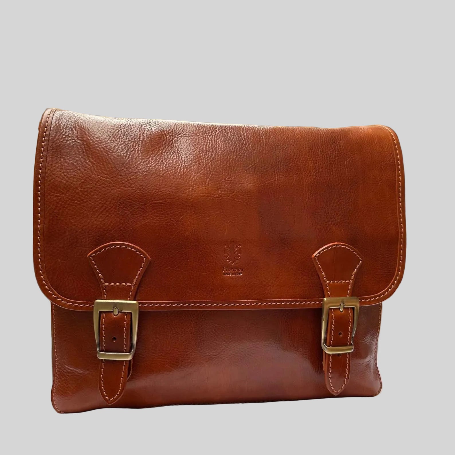 Italian Leather Handmade Satchels Unisex | Genuine Leather Bags Made In Florence Italy | Stylish Accessories