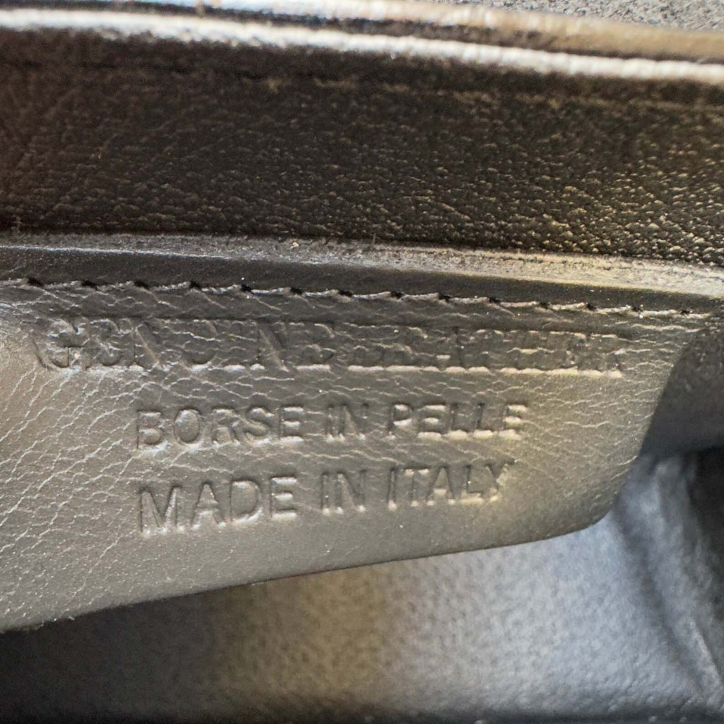 Italian Handmade Elegant Leather Tote Bag from Florence, Black Bamboo For women