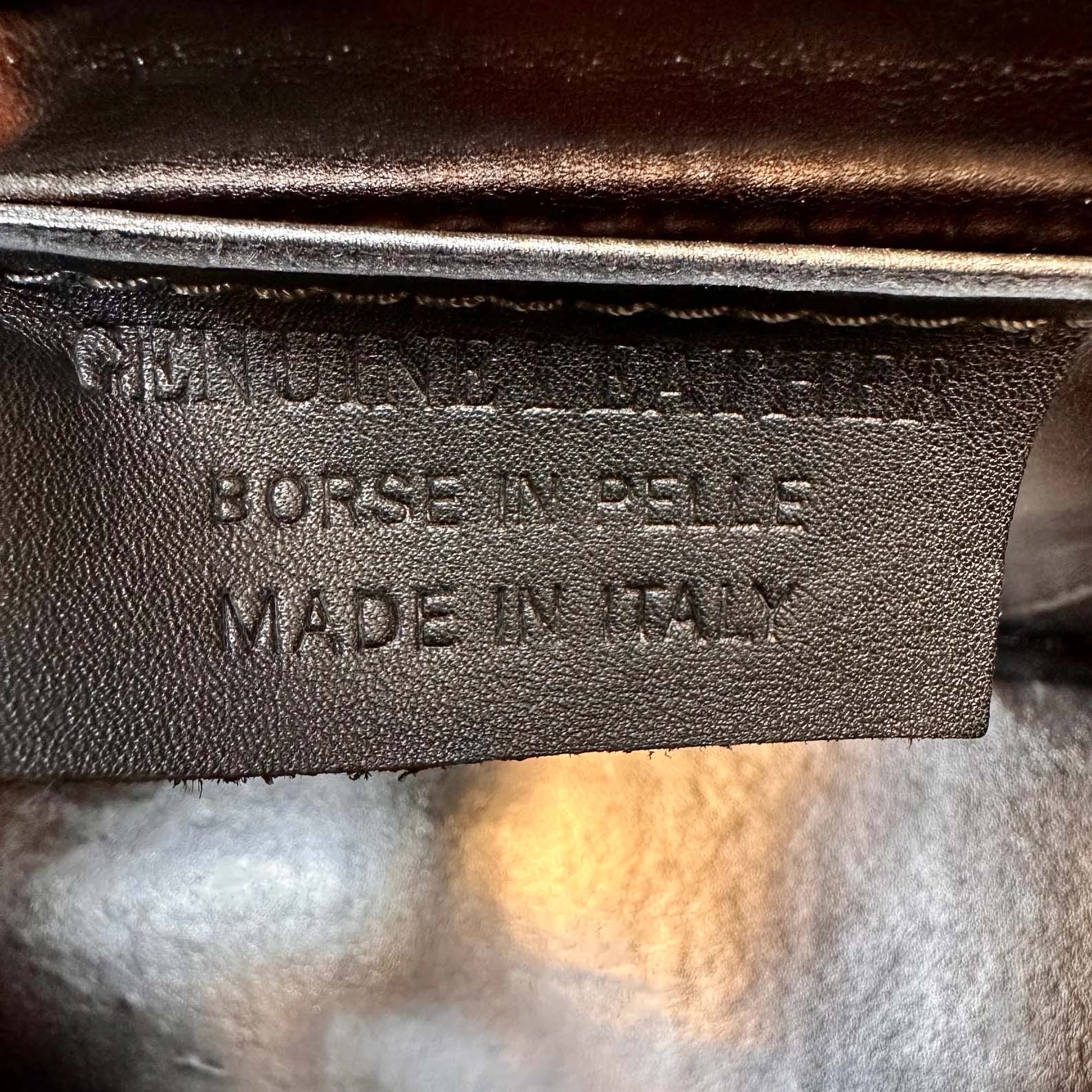 Green Italian Leather Tote Bag – Elegant Top Handle Purse with Scarf – Handmade in Florence