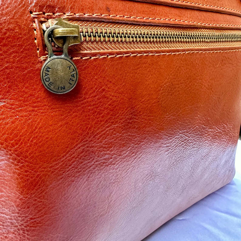 Handmade Italian Leather Tote Bag, Large Purse Made in Italy