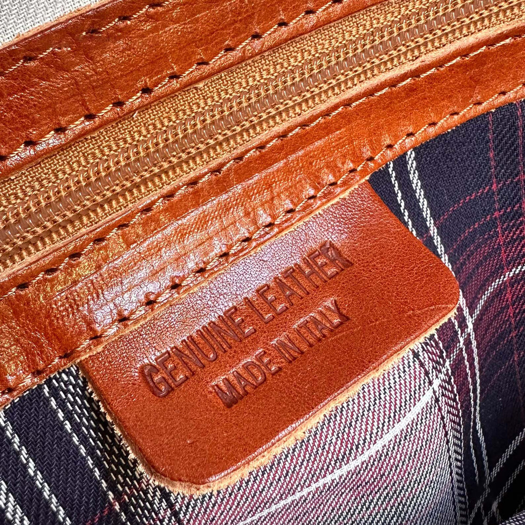 Italian Handmade Unisex Tuscan Leather Backpack from Florence, Italy – Stylish, Authentic, and Durable