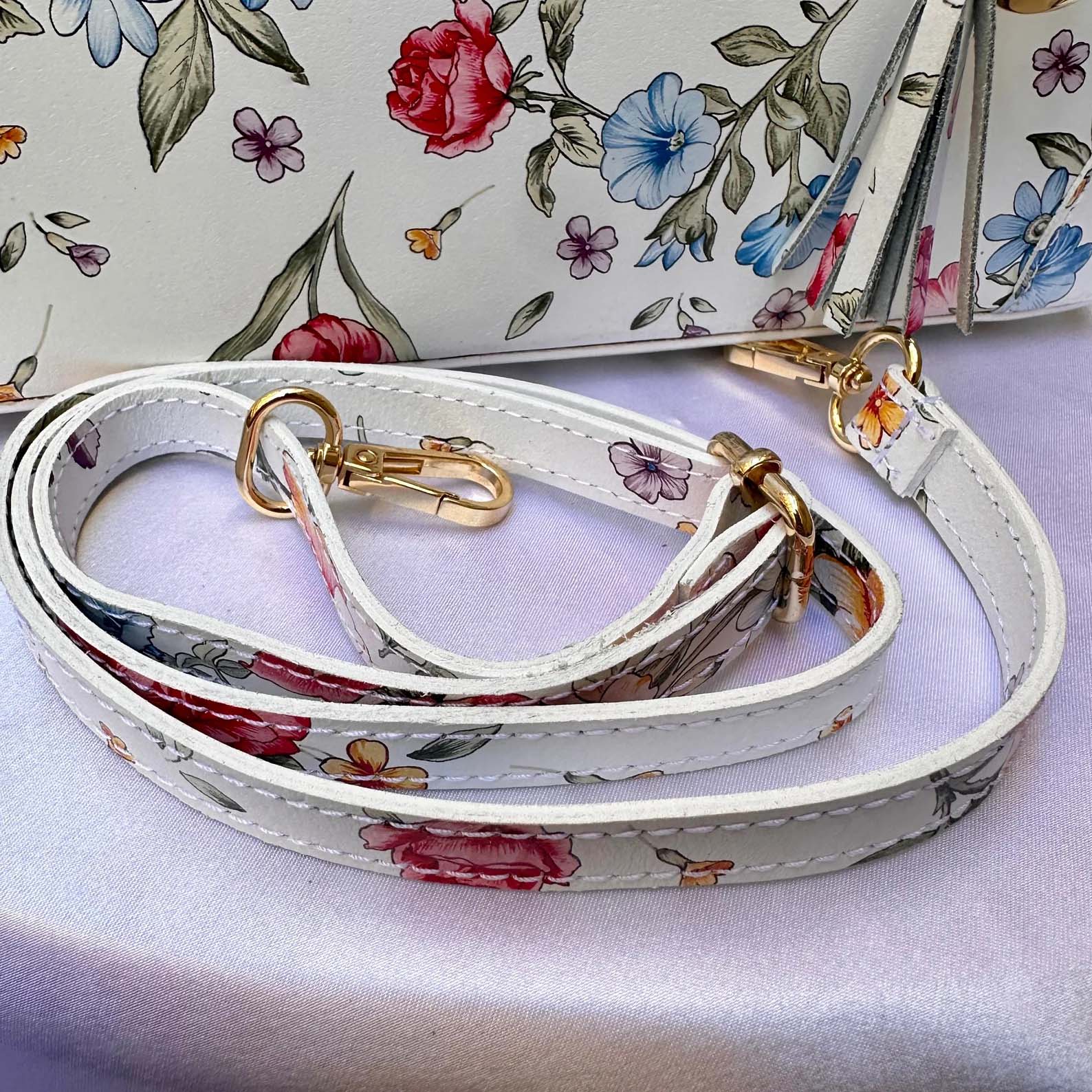 Italian Handmade Leather Bags For Woman l l Elegant Leather Tote From Florence || Made in Italy , Flower Purse