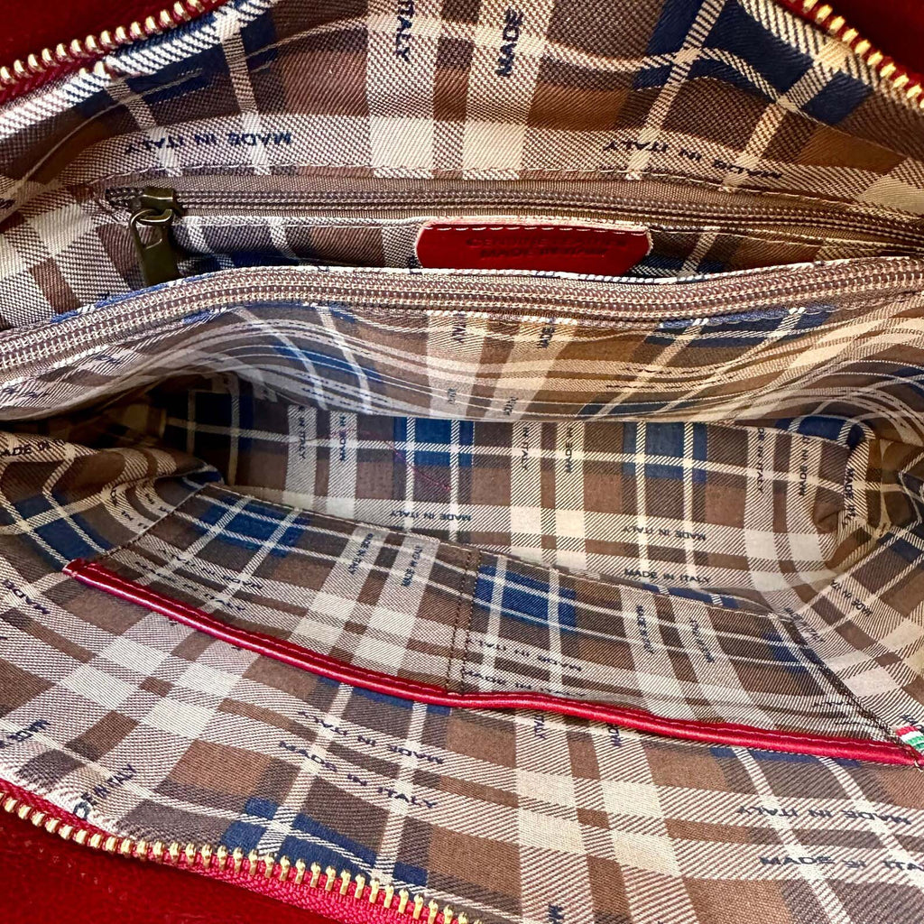 Italian Handmade Leather Bags For Woman l l Elegant Leather Tote From Florence, Made In Italy