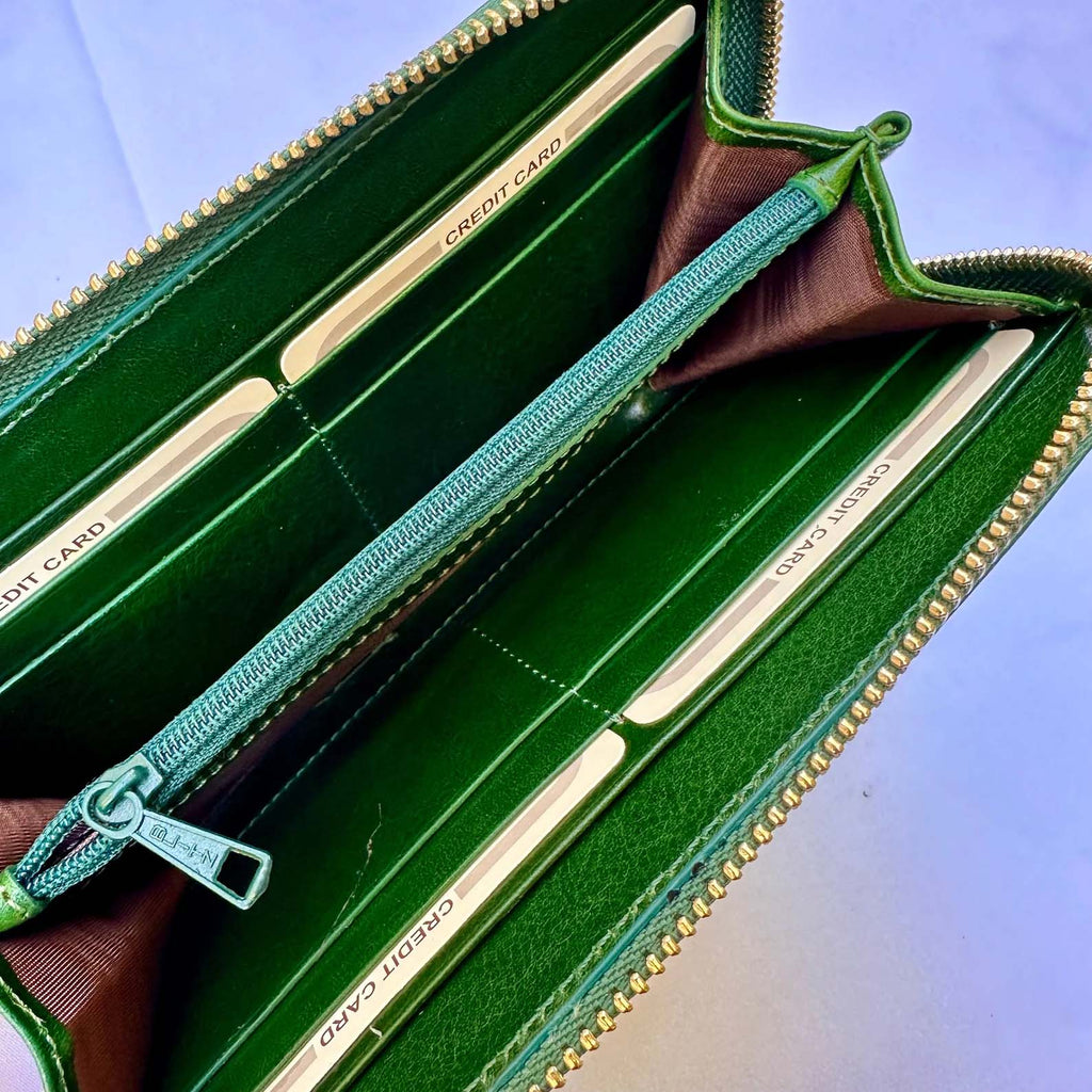 Handmade Italian Leather Wallet: Florence Tuscany Soft Genuine Leather Purse