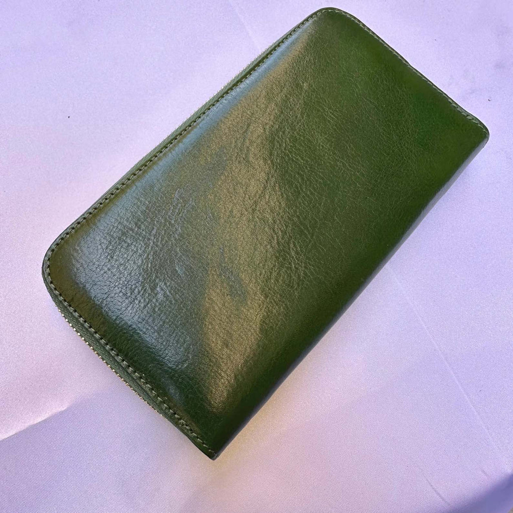 Handmade Italian Leather Wallet: Florence Tuscany Soft Genuine Leather Purse