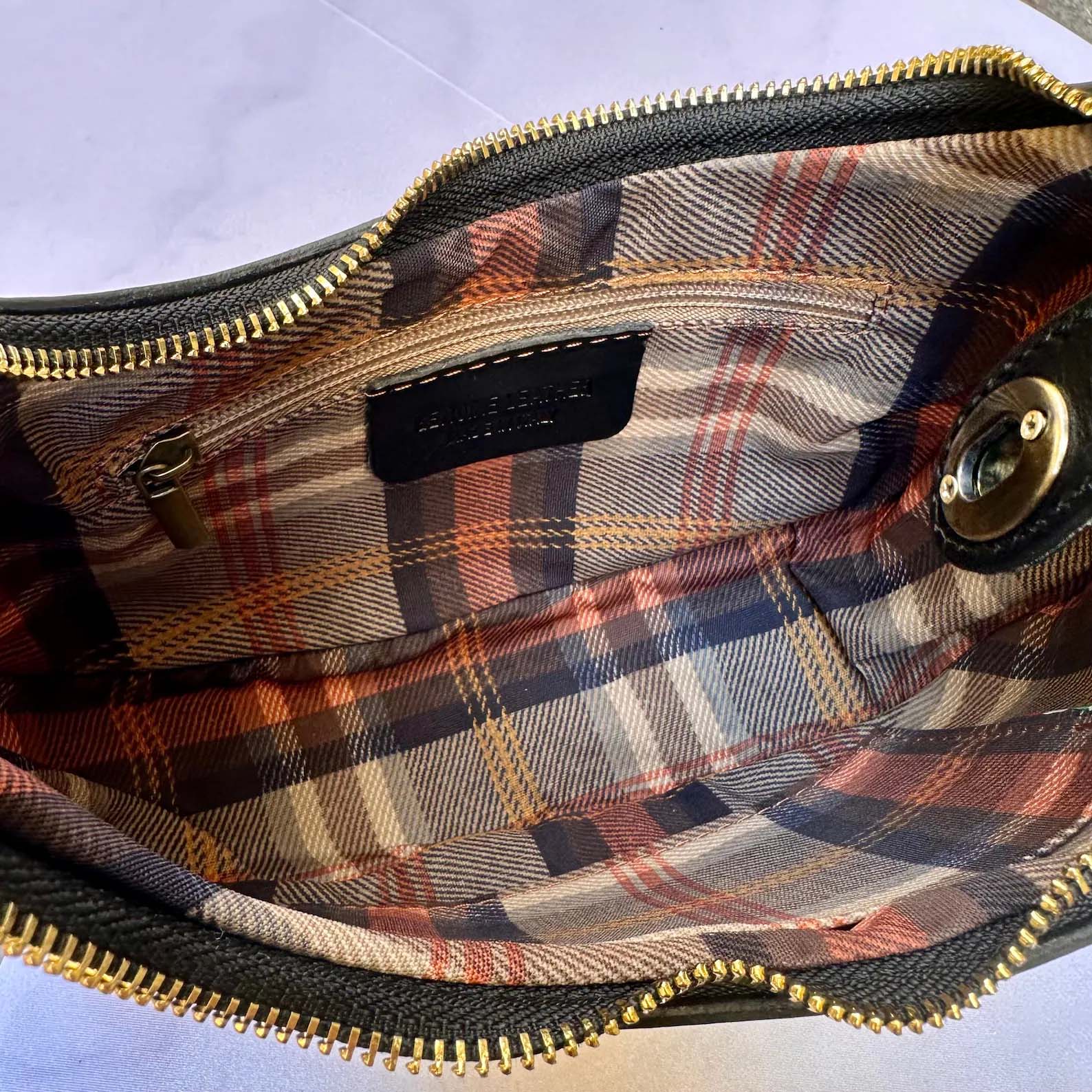 Italian Handmade Black Leather Crossbody Bag – Elegant Women’s Shoulder Purse