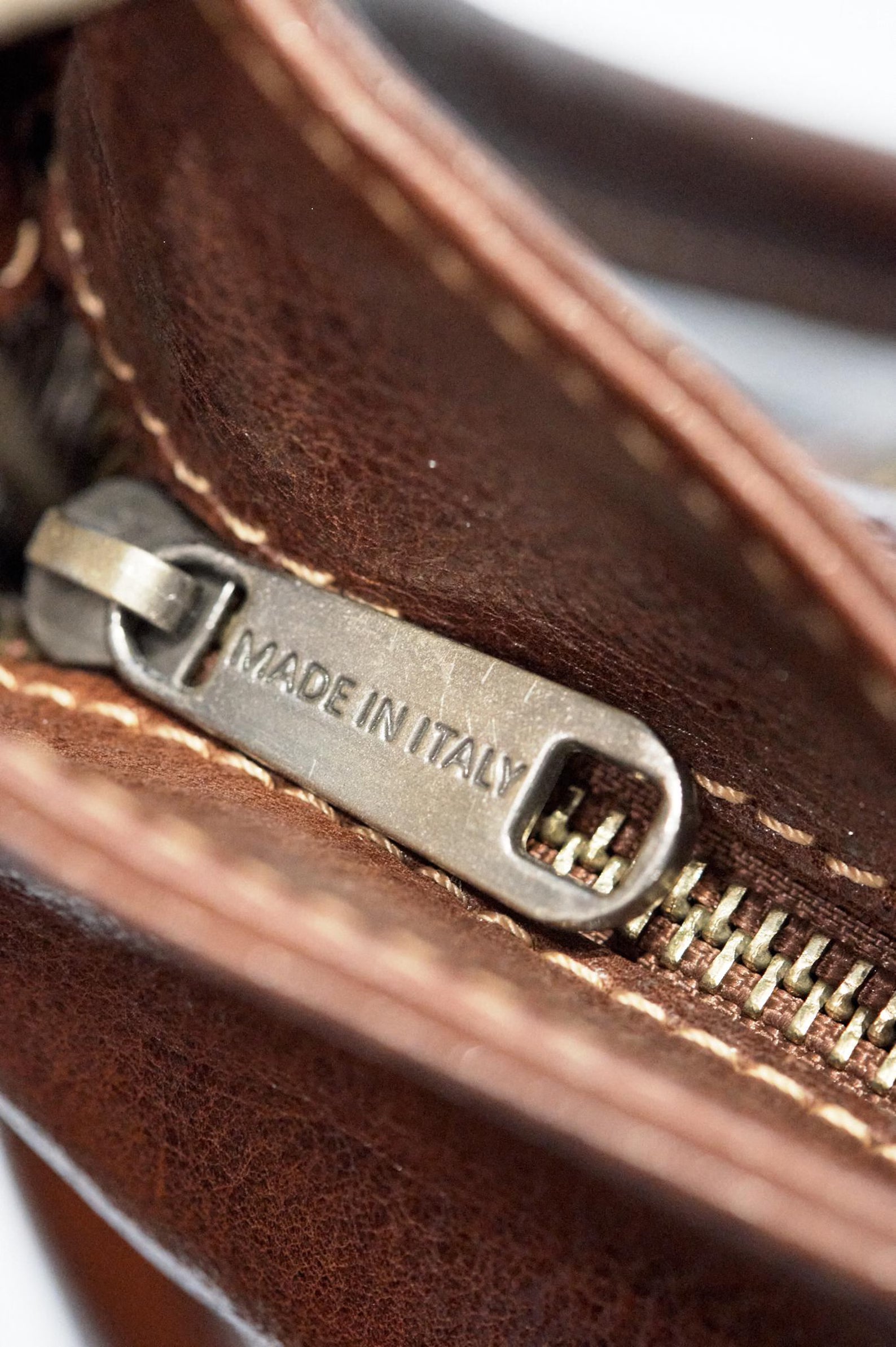 Italian Handmade Brown Leather Tote Bag , Elegant and Spacious Designer Bag from Florence
