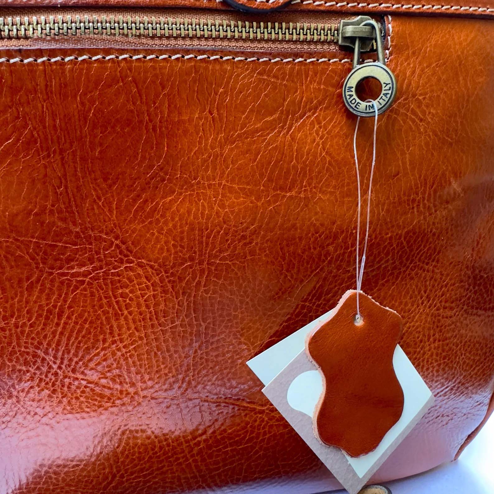 Handmade Italian Leather Briefcase: Men's Messenger Bag, Vintage Style