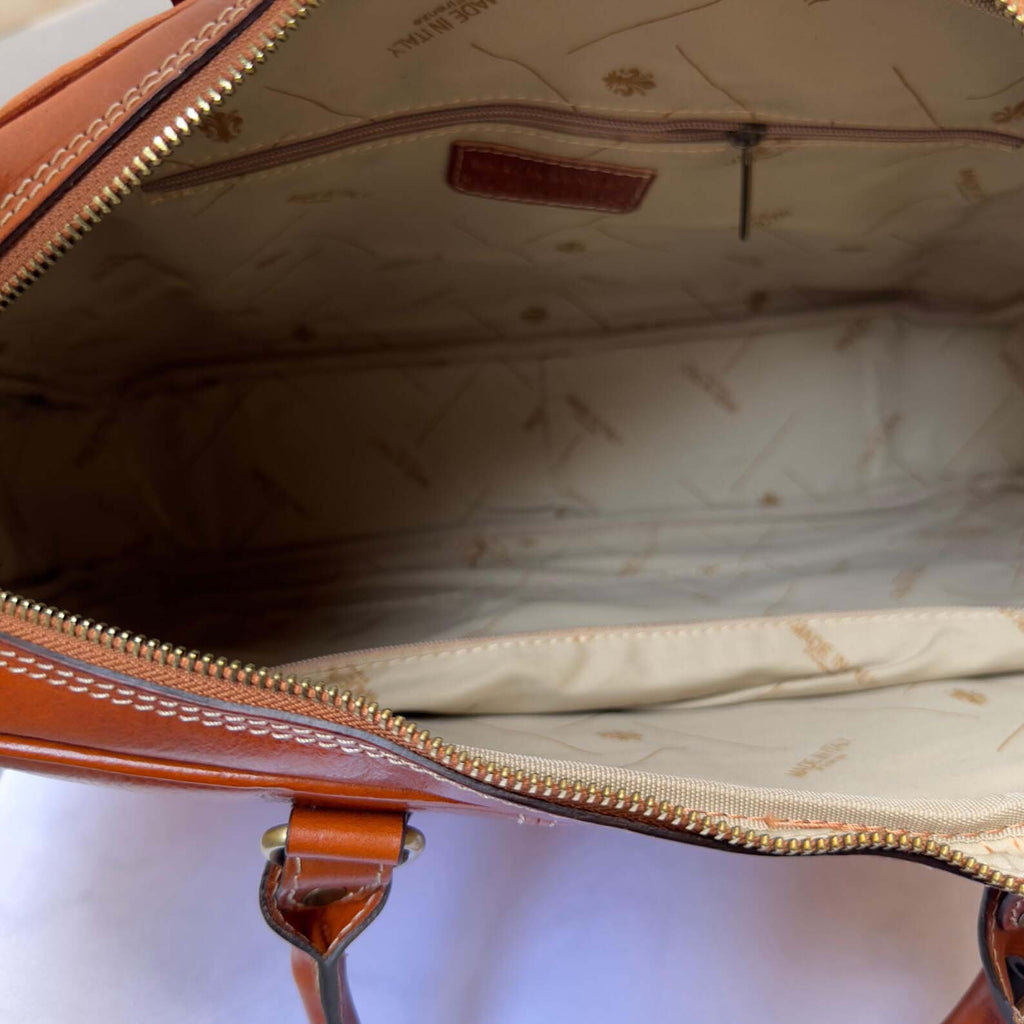 Handmade Italian Leather Briefcase: Men's Messenger Bag, Vintage Style