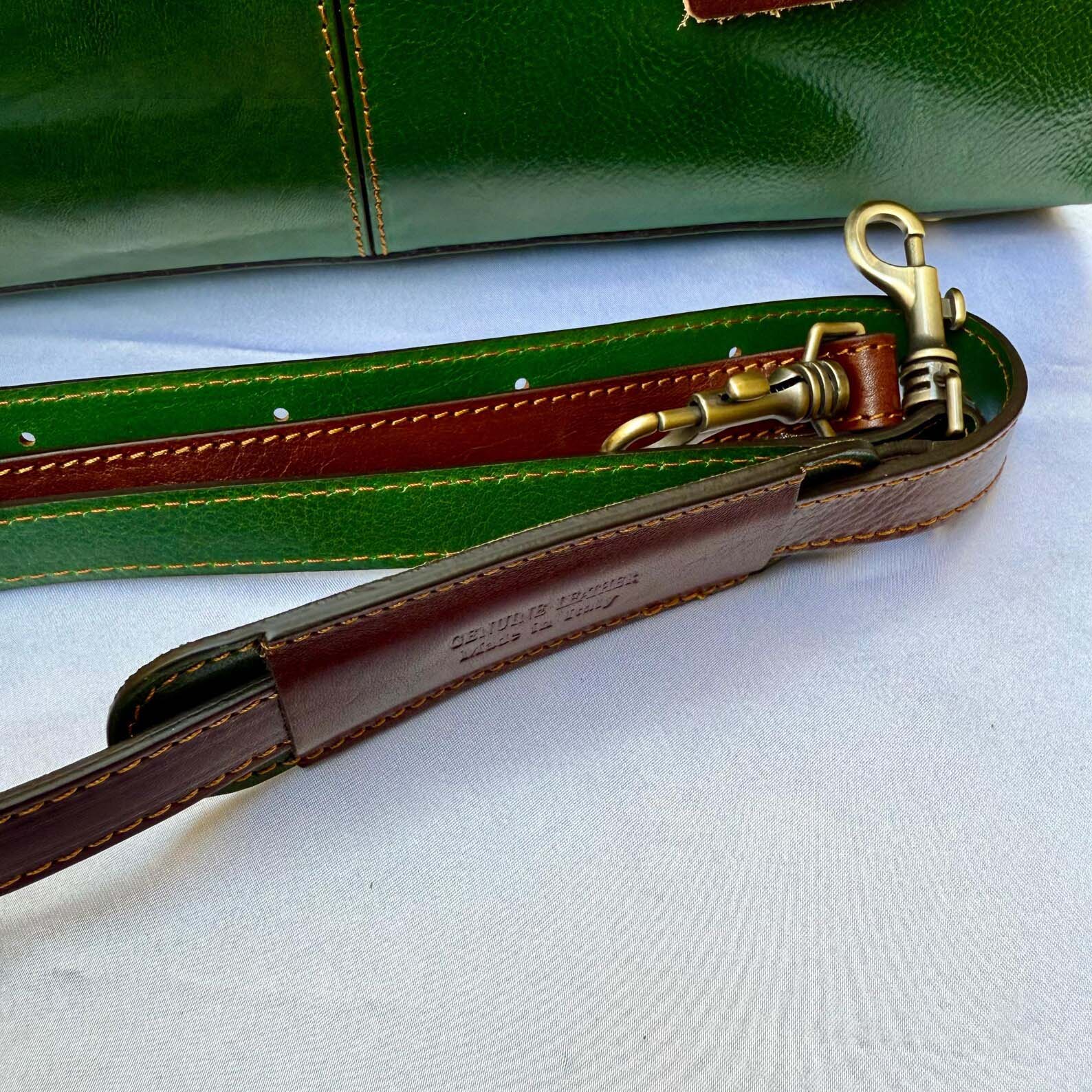 Italian Leather Tote Bag: Handmade Women's Computer Bag, Florence