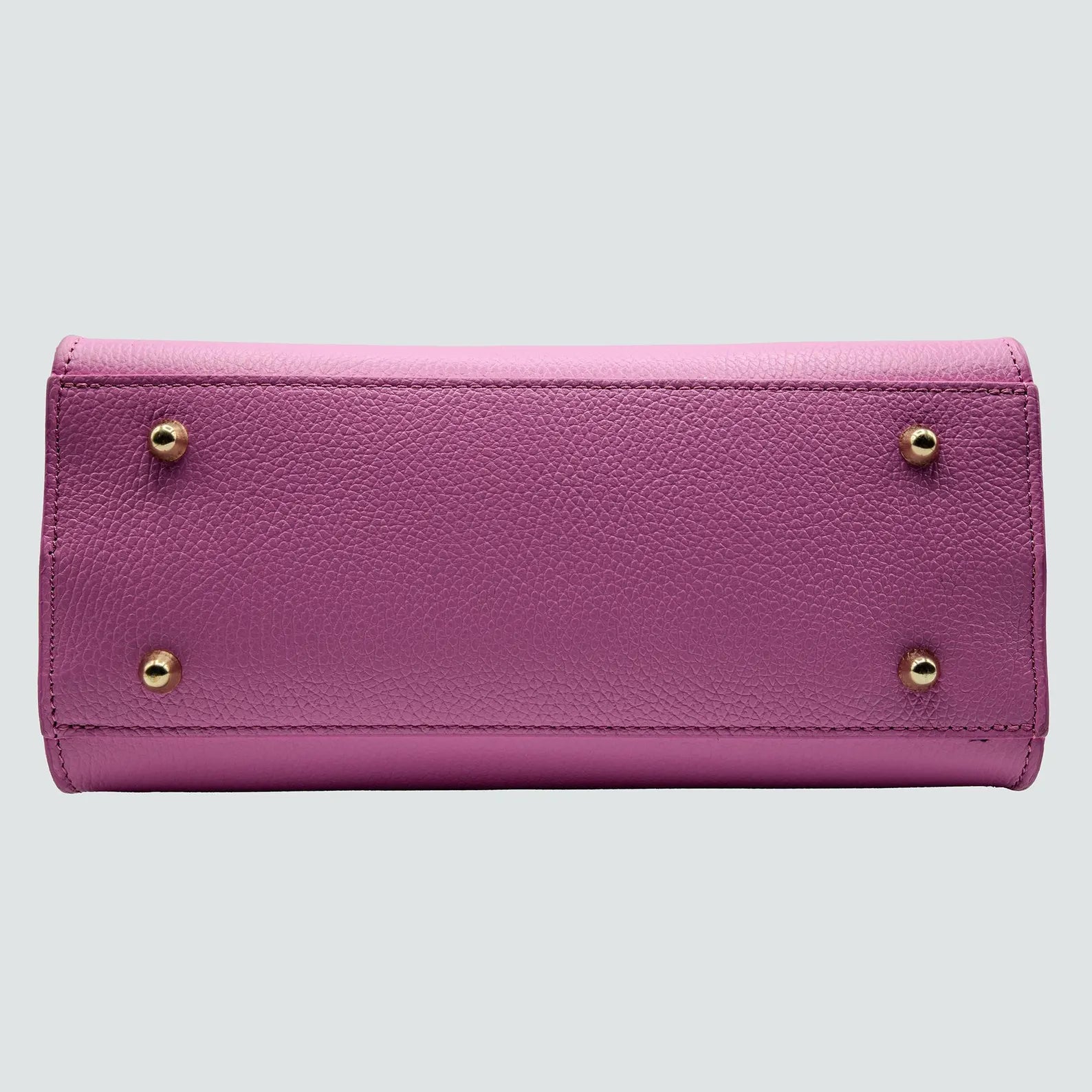 Italian Handmade Leather Bags for Women | Elegant Pink Leather Tote from Florence | Everyday Purse, Made in Italy