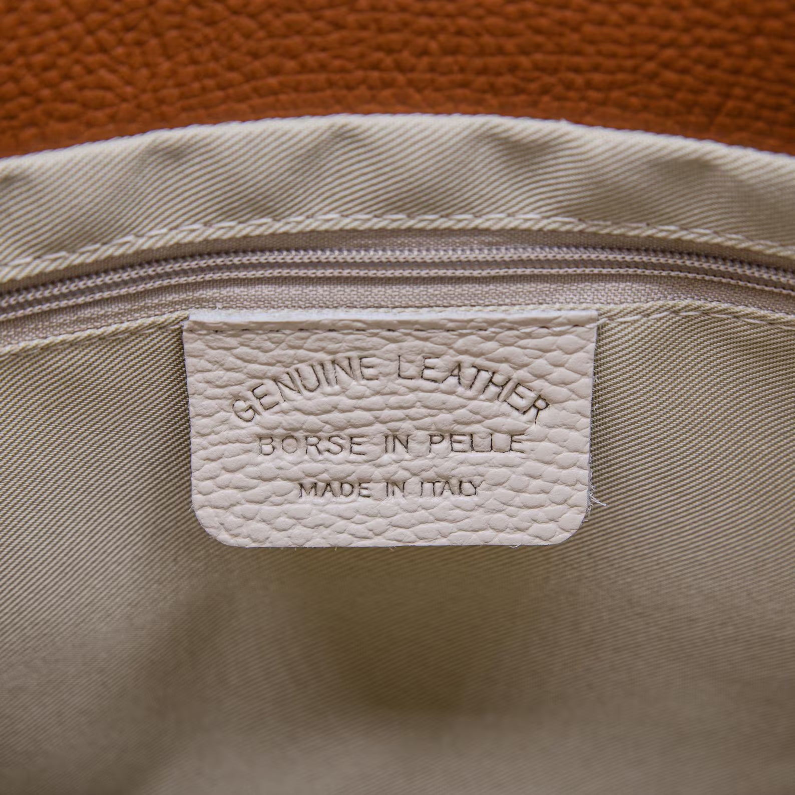 Italian Handmade Leather Tote Bag | Brown Pebbled Leather Handbag for Women | Elegant Work Bag Made in Florence Italy | Top Handle Purse