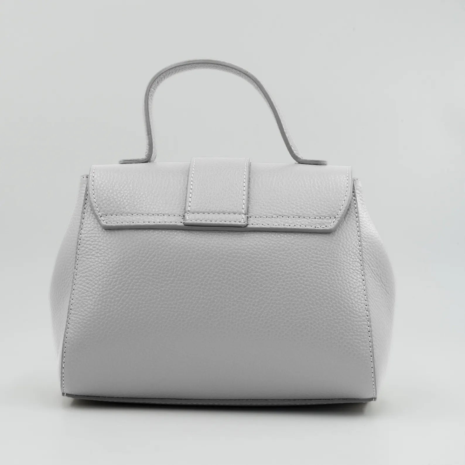 Italian Handmade Leather Bag for Women | Elegant Light Blue Tote From Florence, Made in Italy | Italian Leather Purse