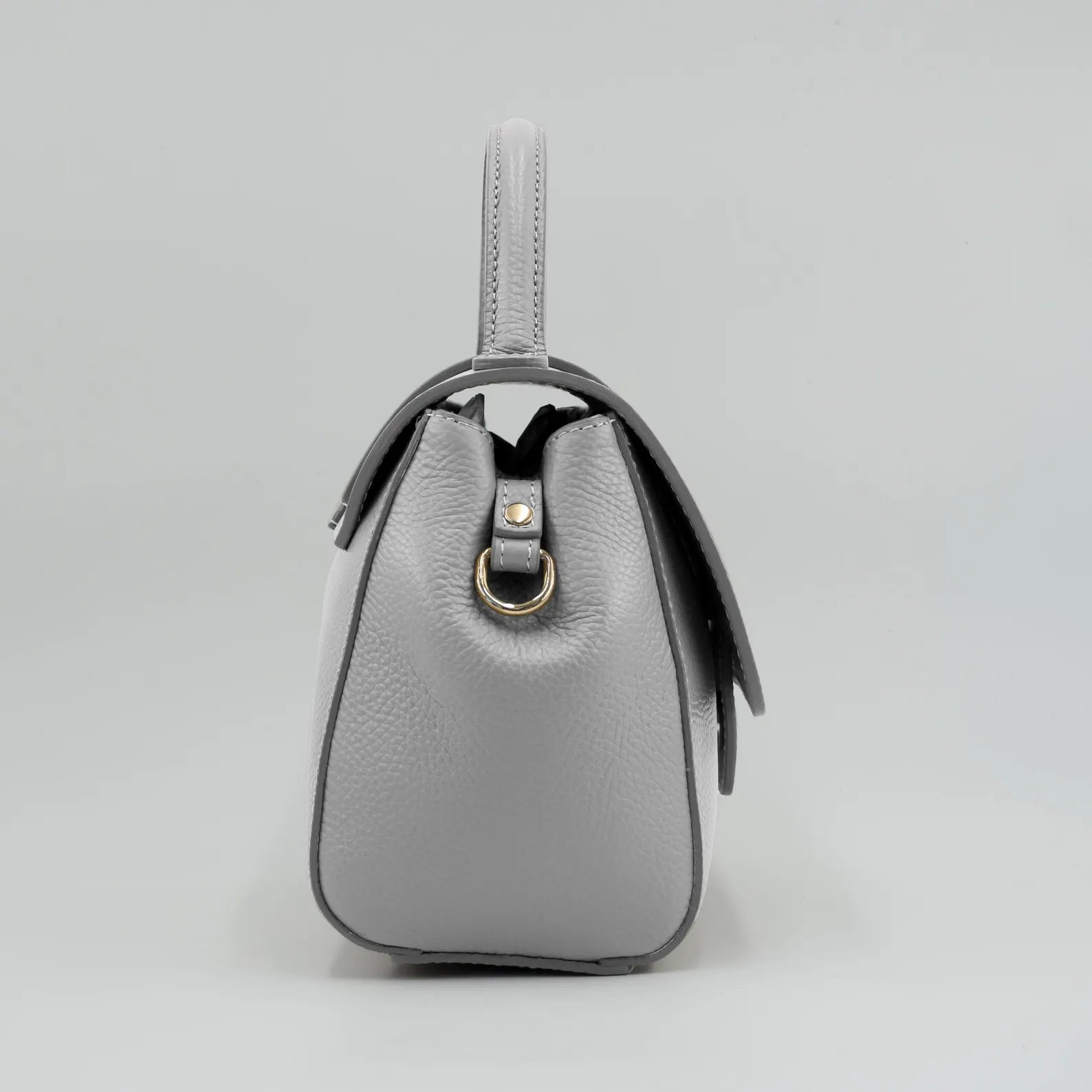 Italian Handmade Leather Bag for Women | Elegant Light Blue Tote From Florence, Made in Italy | Italian Leather Purse