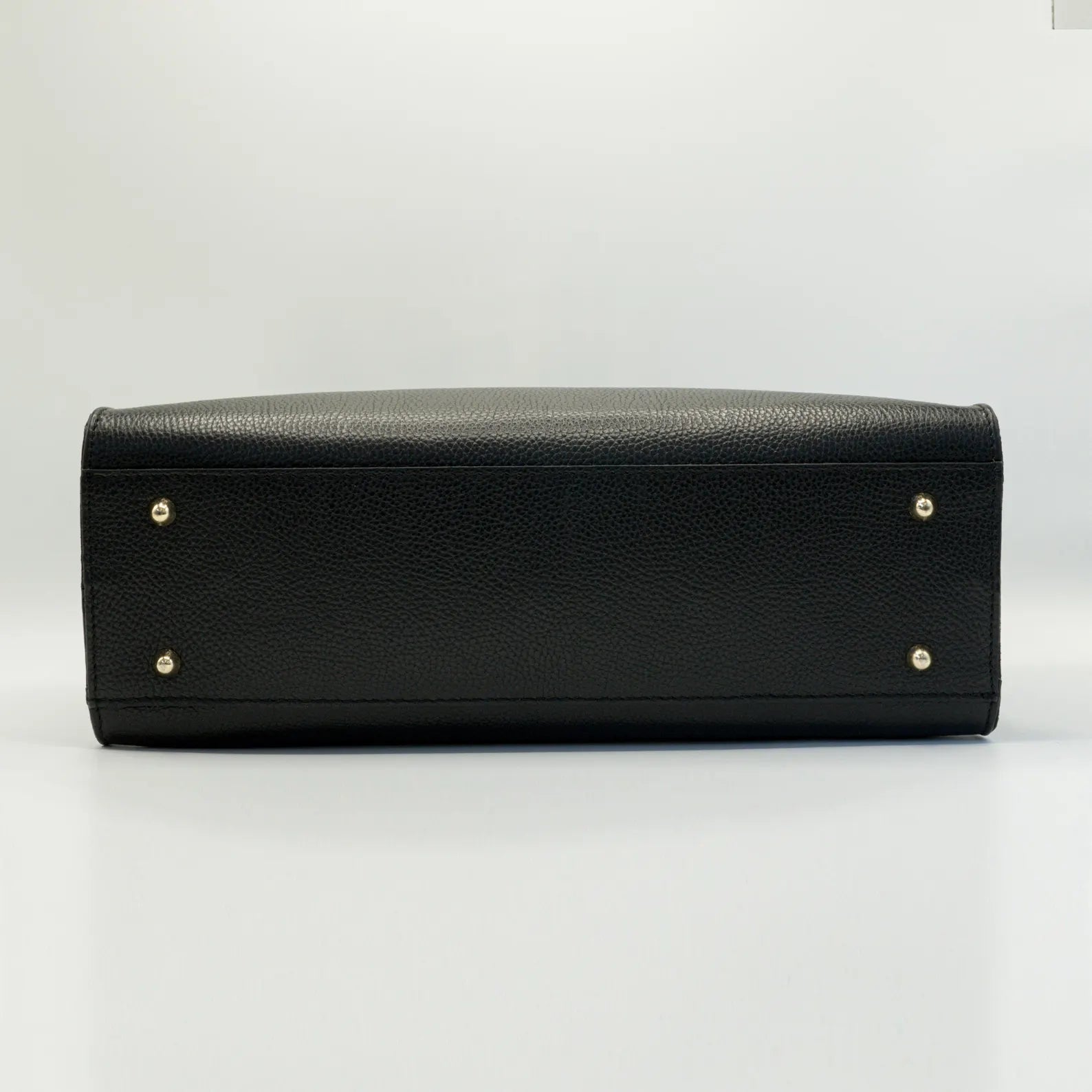 Italian Handmade Leather Bag for Women | Elegant Black Leather Tote From Florence, Made in Italy | Luxury Top Handle Purse