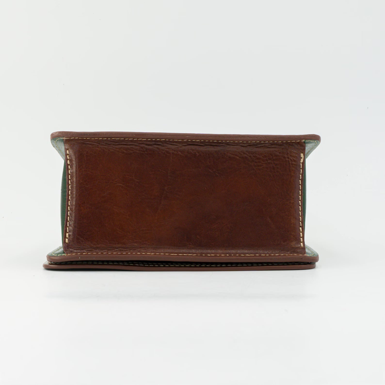 Italian Handmade Leather Bag for Women | Elegant Green Leather Purse Crossbody & Top Handle Ita Bag | From Florence, Made in Italy