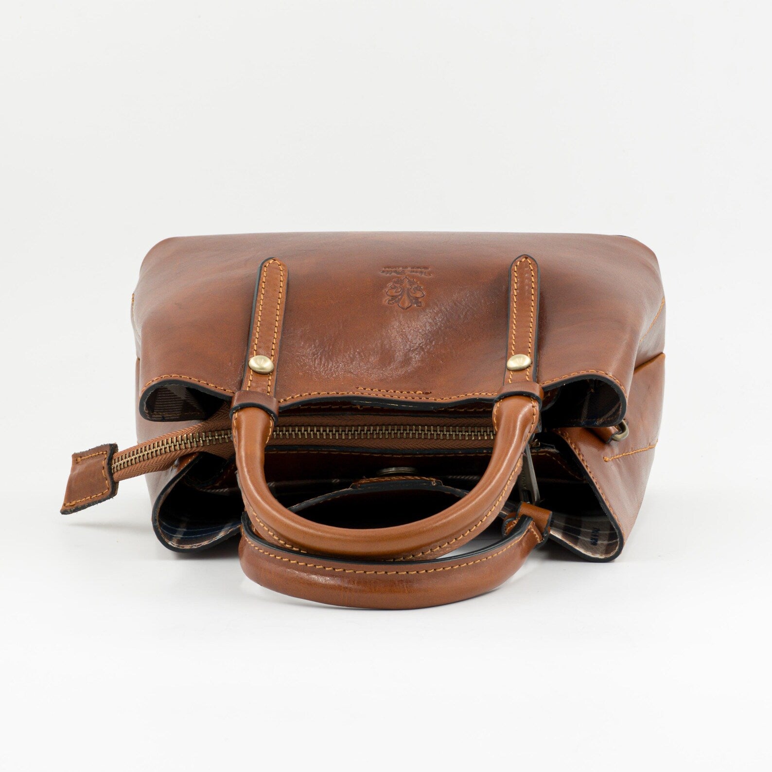 Italian Handmade Leather Bags for Women | Elegant Brown Tote From Florence, Made in Italy | Crossbody & Top Handle Ita Bag