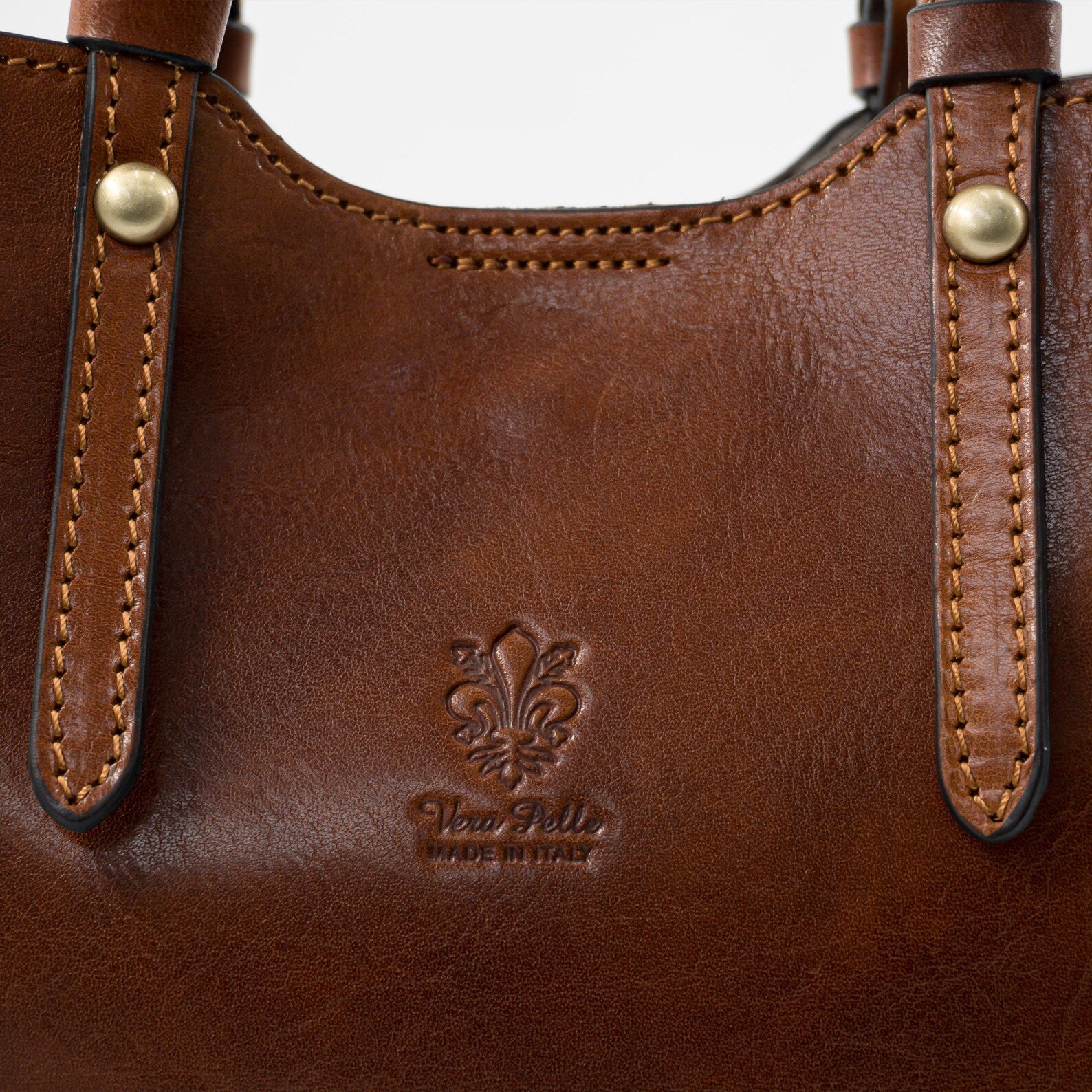 Italian Handmade Leather Bags for Women | Elegant Brown Tote From Florence, Made in Italy | Crossbody & Top Handle Ita Bag