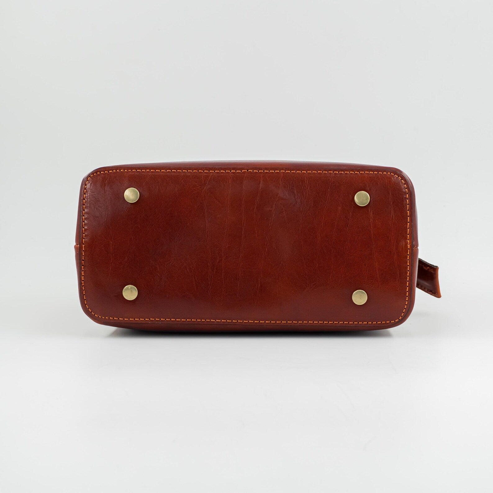 Italian Handmade Leather Bag for Women | From Florence, Made in Italy | Dark Brown Tote Bag | Leather Top Handle & Crossbody