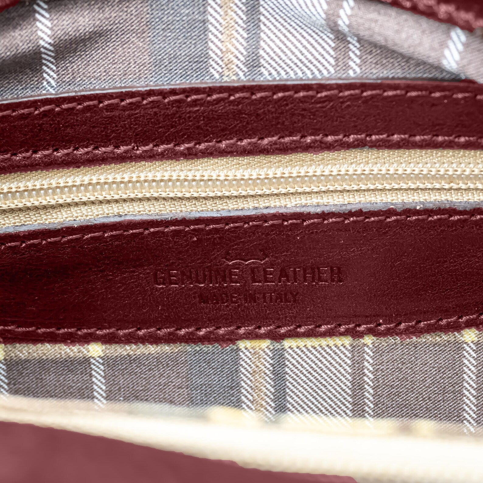 Italian Handmade Leather Bag for Women | Elegant Shoulder Bag From Florence, Burgundy Red Purse, Made in Italy | Top Handle Tote