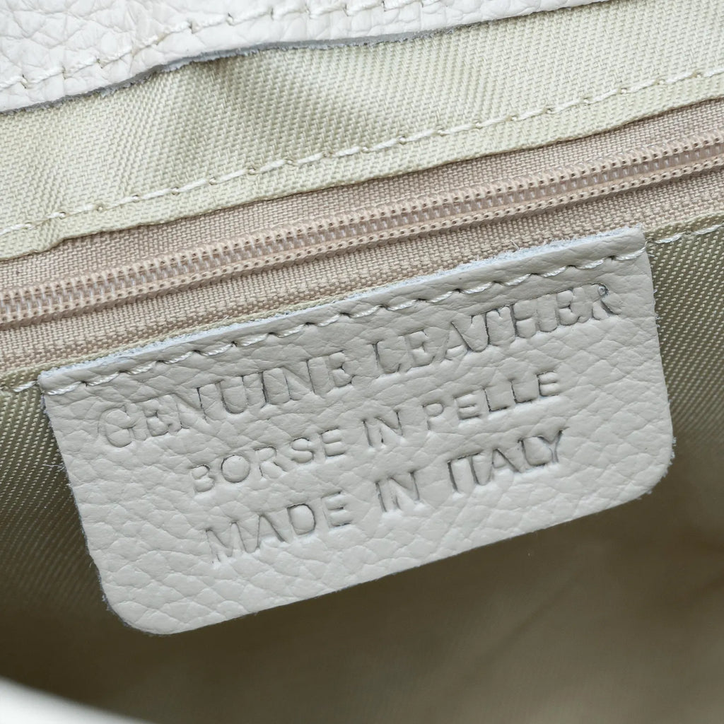 Italian Handmade Leather Bag for Women | Elegant Light Blue Tote From Florence, Made in Italy | Italian Leather Purse