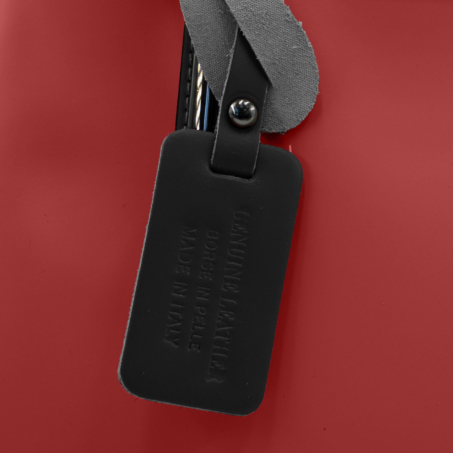 Italian Handmade Leather Bags for Women | Elegant Red & Black Leather Tote From Florence, Made in Italy | Work Purse Italian tote bag