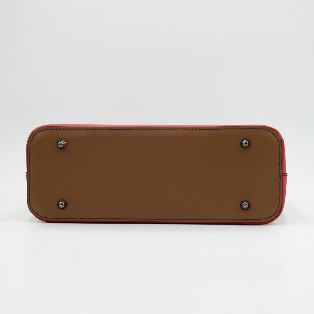 Italian Handmade Leather Bags for Women | Elegant Red & Black Leather Tote From Florence, Made in Italy | Work Purse Italian tote bag