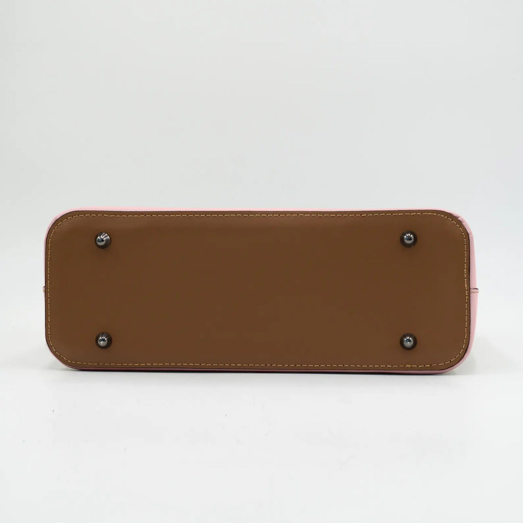 Italian Handmade Leather Bags for Women | Elegant Two-Tone Tote From Florence | Pink Leather Handbag | Made in Italy Purse | Shoulder Bag