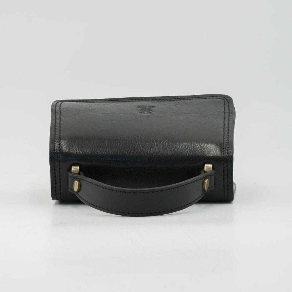 Italian Handmade Leather Bag for Women | Elegant Black Crossbody & Shoulder Bag | From Florence – Made in Italy
