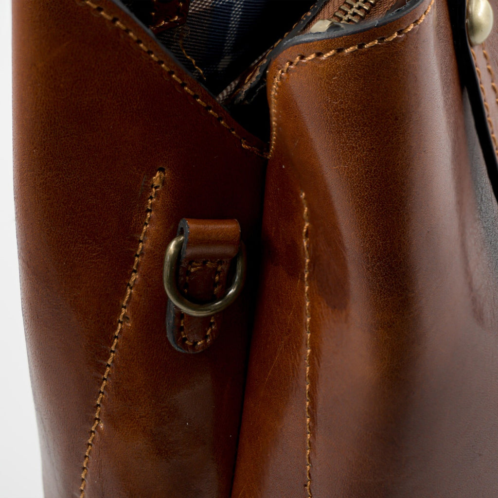 Italian Handmade Leather Bags for Women | Elegant Brown Tote From Florence, Made in Italy | Crossbody & Top Handle Ita Bag